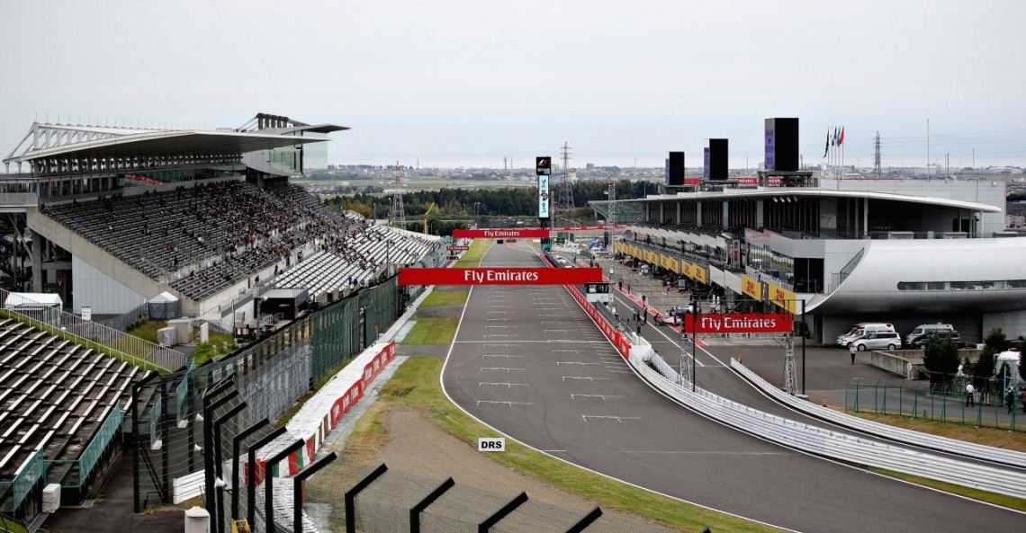 GP Japonii 2017 - ustawienie na starcie wyścigu