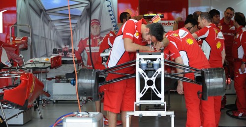 Ferrari nie zdyo przebudowa bolidu na testy w Mugello?