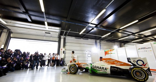 Force India VJM06 - prezentacja i pierwsza jazda