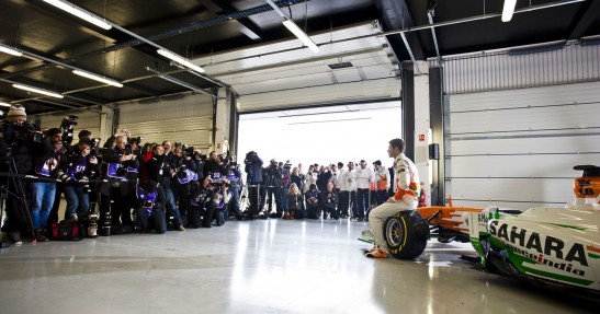 Force India VJM06 - prezentacja i pierwsza jazda