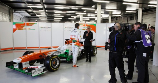 Force India VJM06 - prezentacja i pierwsza jazda