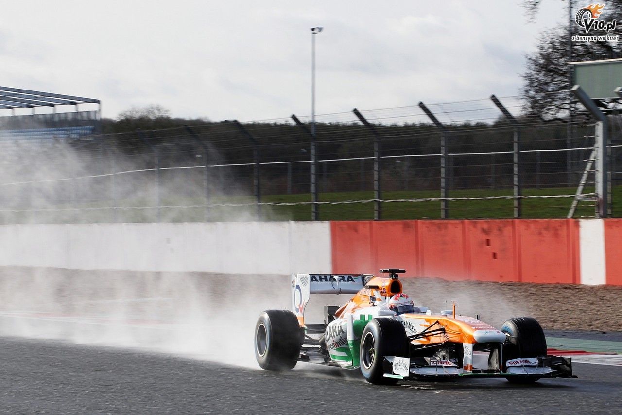 Force India VJM06 - prezentacja i pierwsza jazda