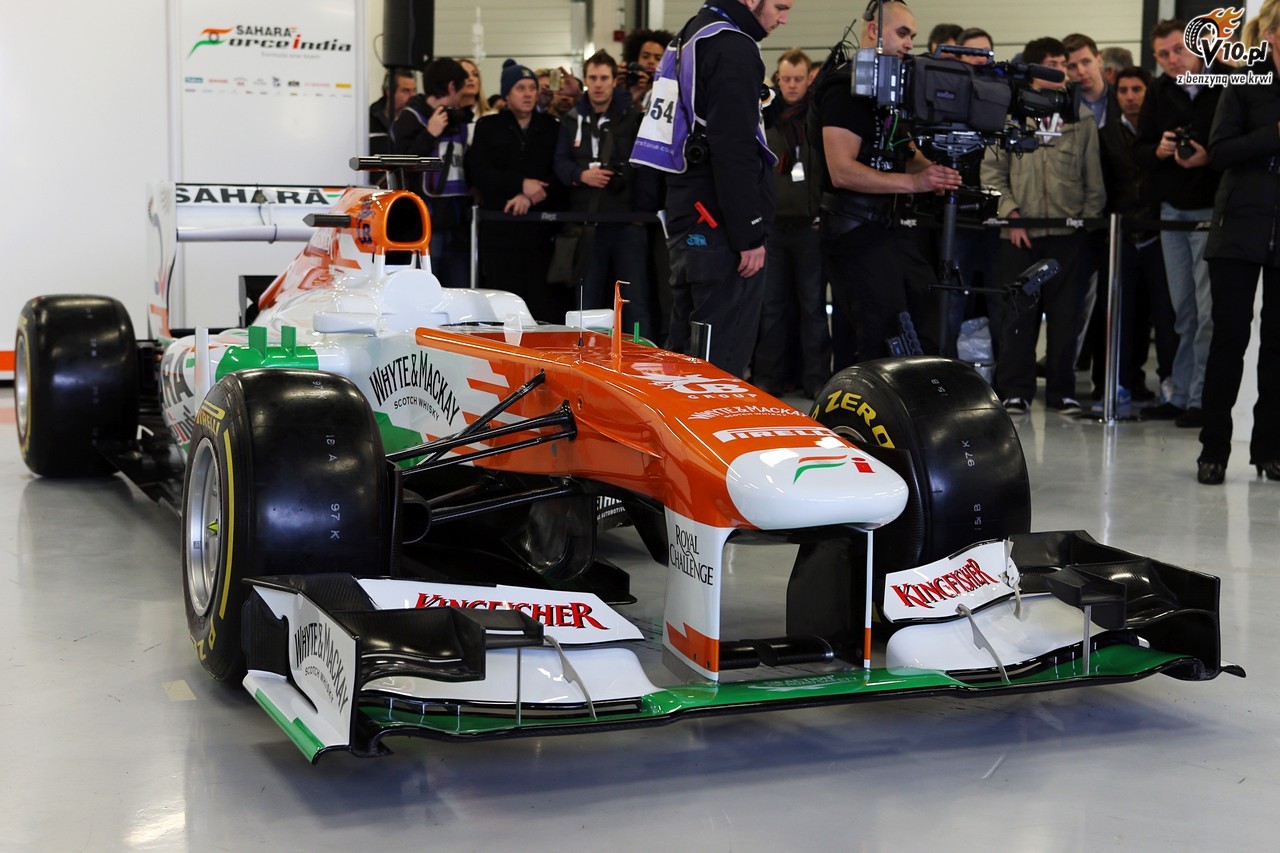 Force India VJM06 - prezentacja i pierwsza jazda