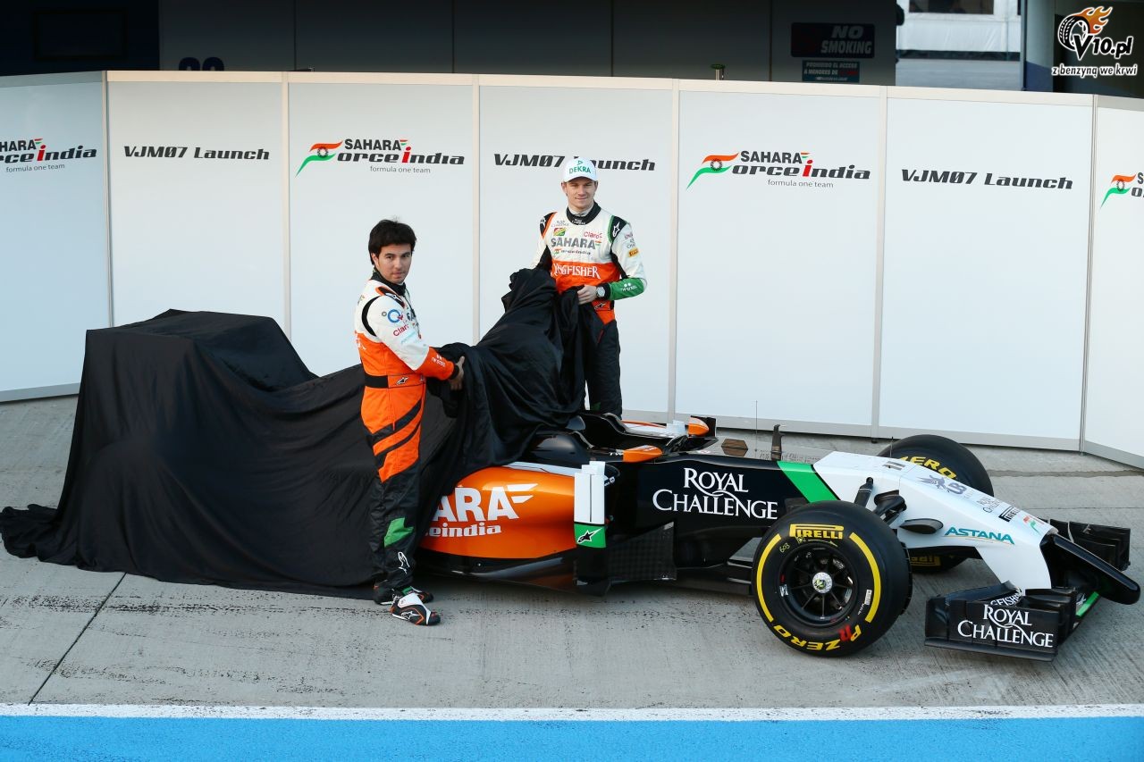Force India dokonao oficjalnej prezentacji bolidu. Zobacz VJM07 na nowych ujciach
