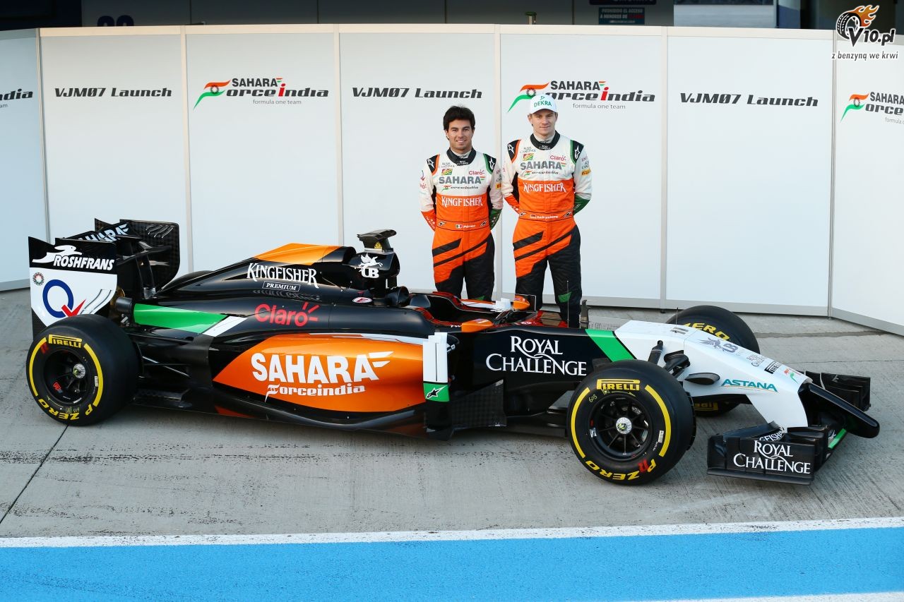 Force India dokonao oficjalnej prezentacji bolidu. Zobacz VJM07 na nowych ujciach