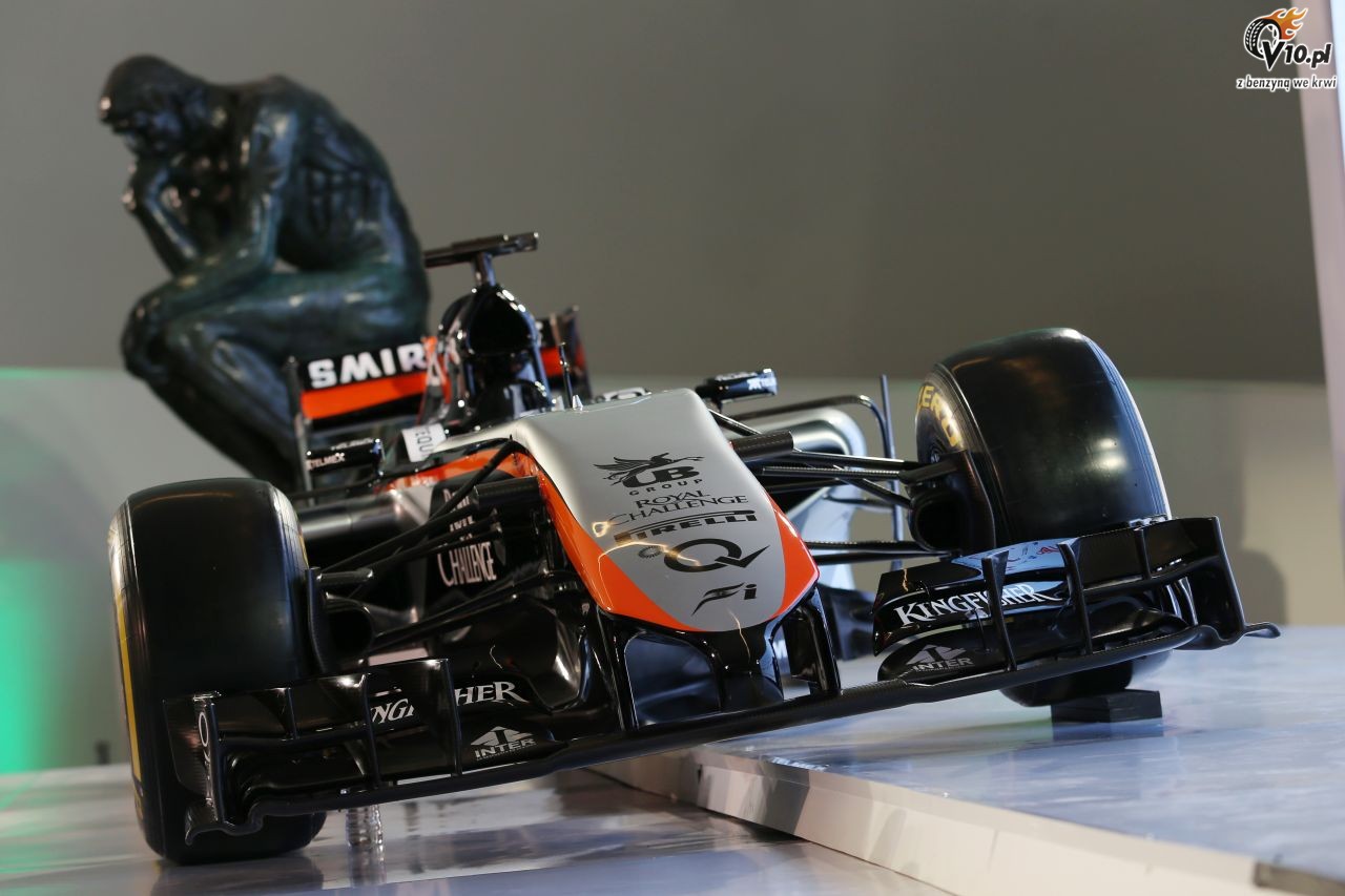 Bolid Force India na sezon 2015 z nowym zawieszeniem hydro-mechanicznym