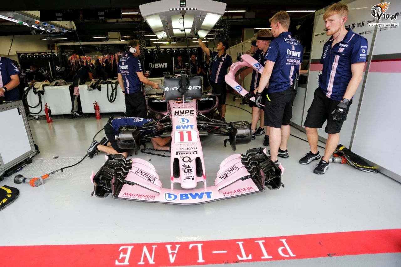 Force India szykuje kolejne poprawki do bolidu na GP Malezji
