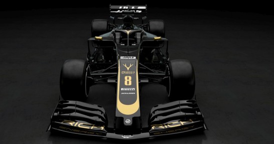 Haas zaprezentował czarno-złoty bolid F1 na sezon 2019