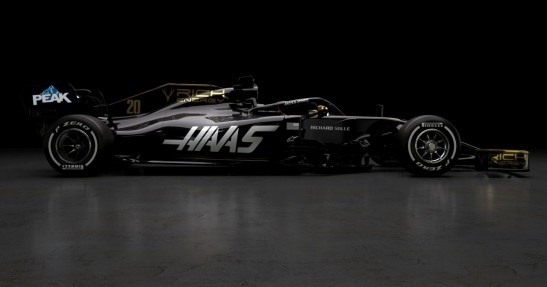 Haas zaprezentował czarno-złoty bolid F1 na sezon 2019