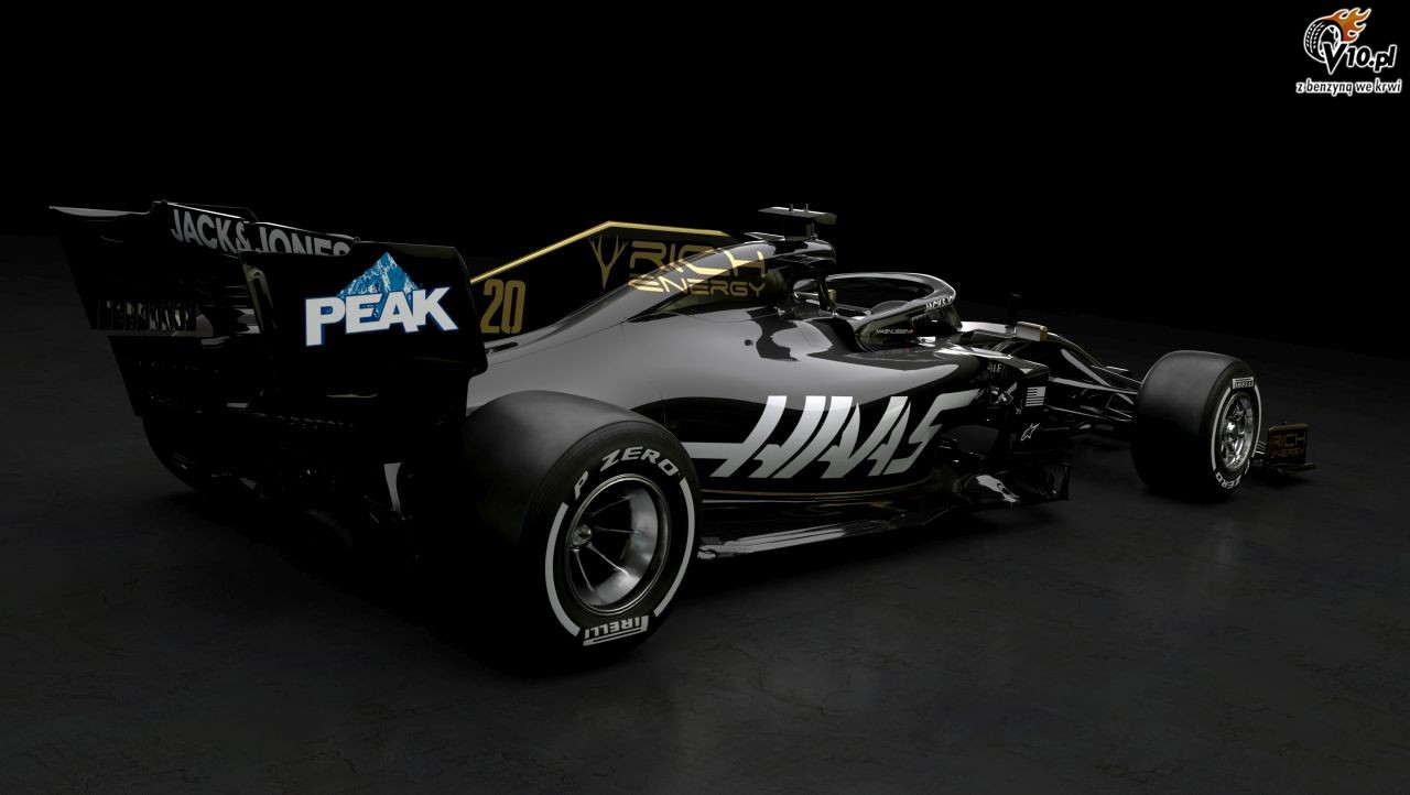 Haas zaprezentowa czarno-zoty bolid F1 na sezon 2019