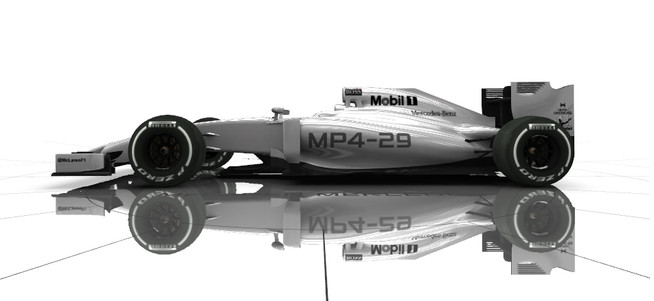Bolid McLarena na sezon 2014 odsonity