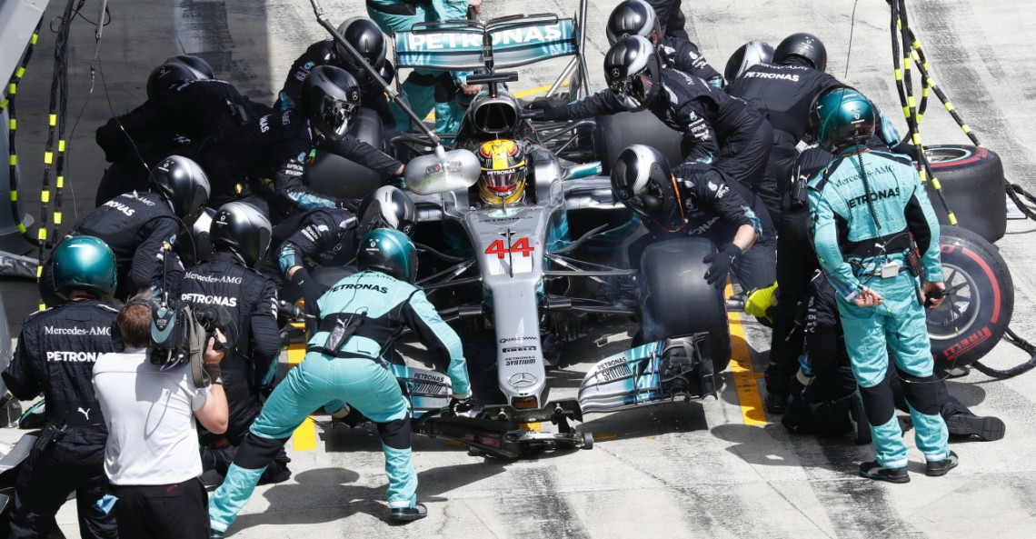 Pit-stop Mercedesa