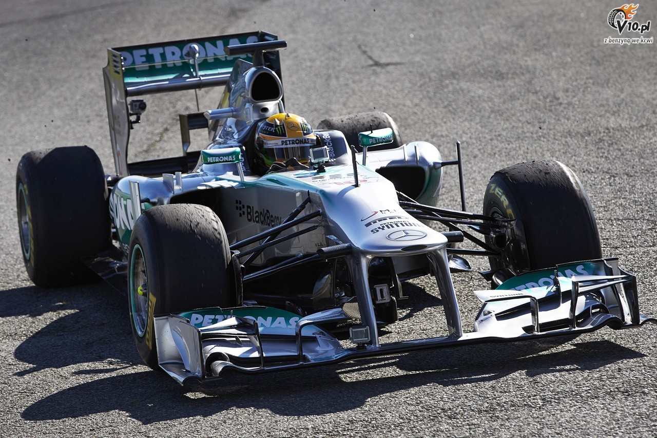 Mercedes W04 - prezentacja i pierwsza jazda
