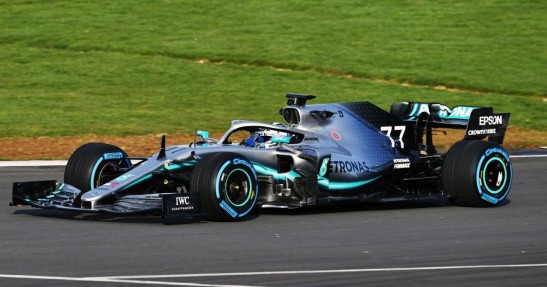 Valtteri Bottas w nowym bolidzie Mercedesa