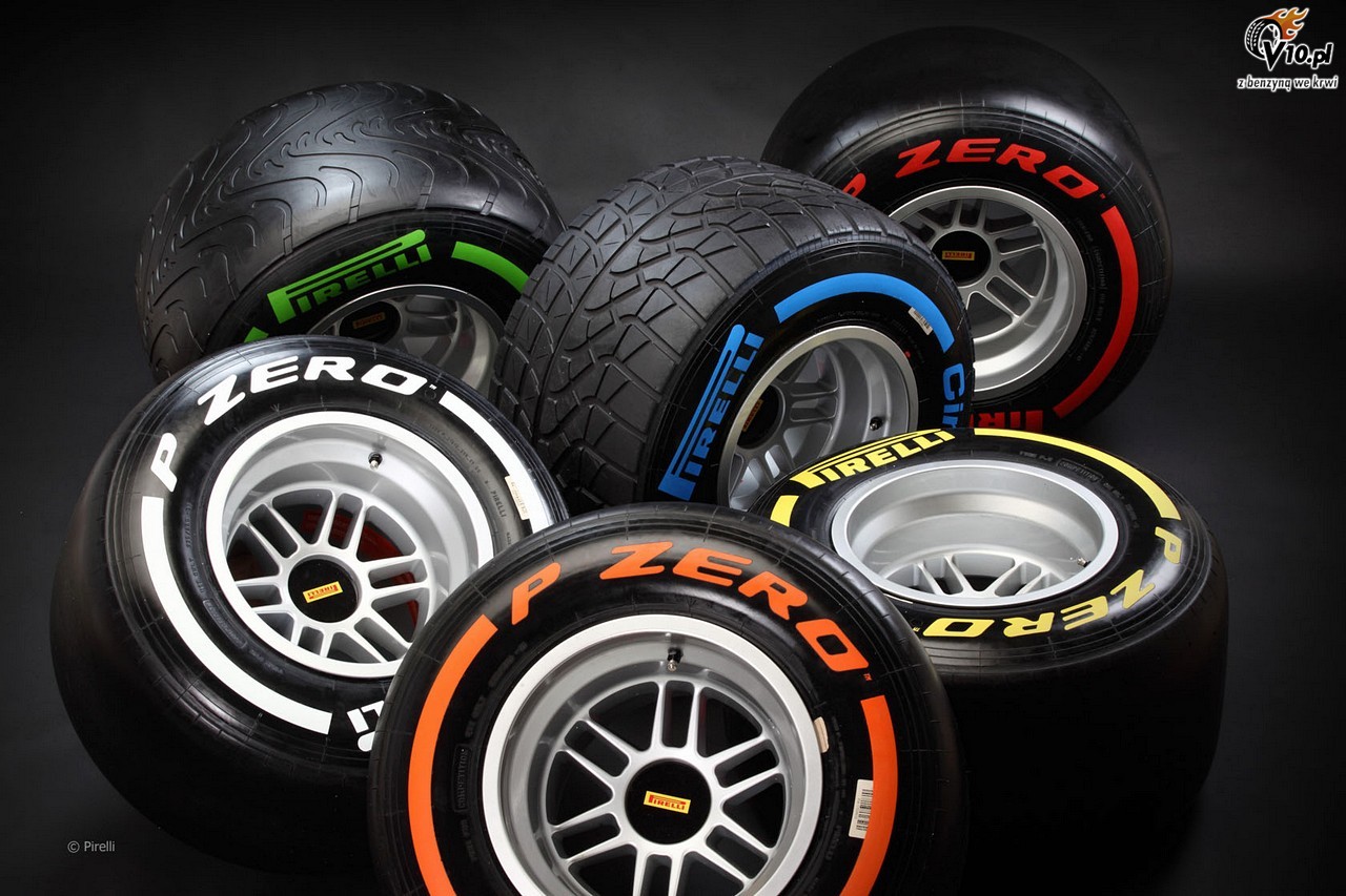Pirelli zmienia kolor oznaczenia twardych opon na sezon 2013