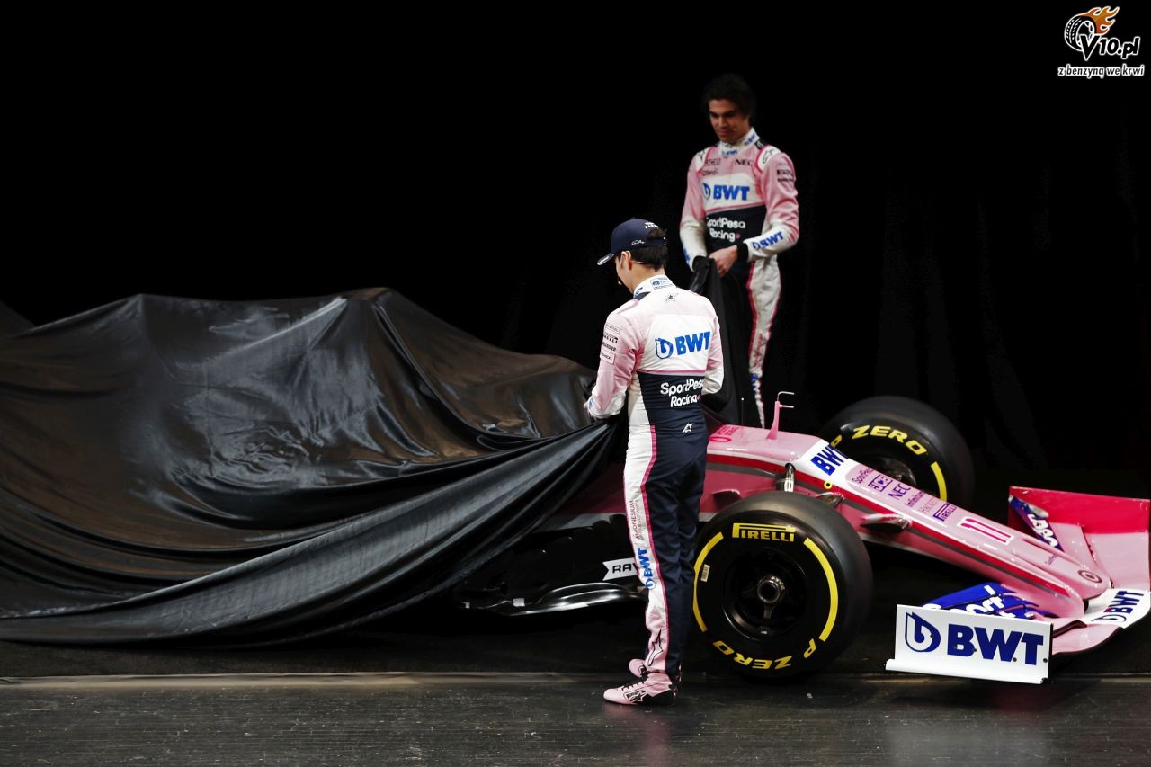 Racing Point zaprezentowa malowanie bolidu i sponsora tytularnego