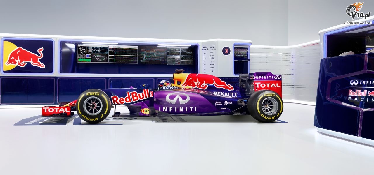Red Bull pokaza wycigowe malowanie bolidu