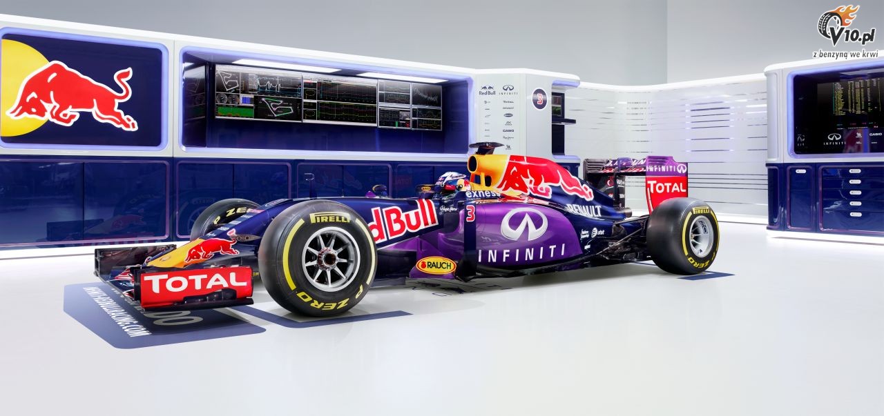 Red Bull pokaza wycigowe malowanie bolidu