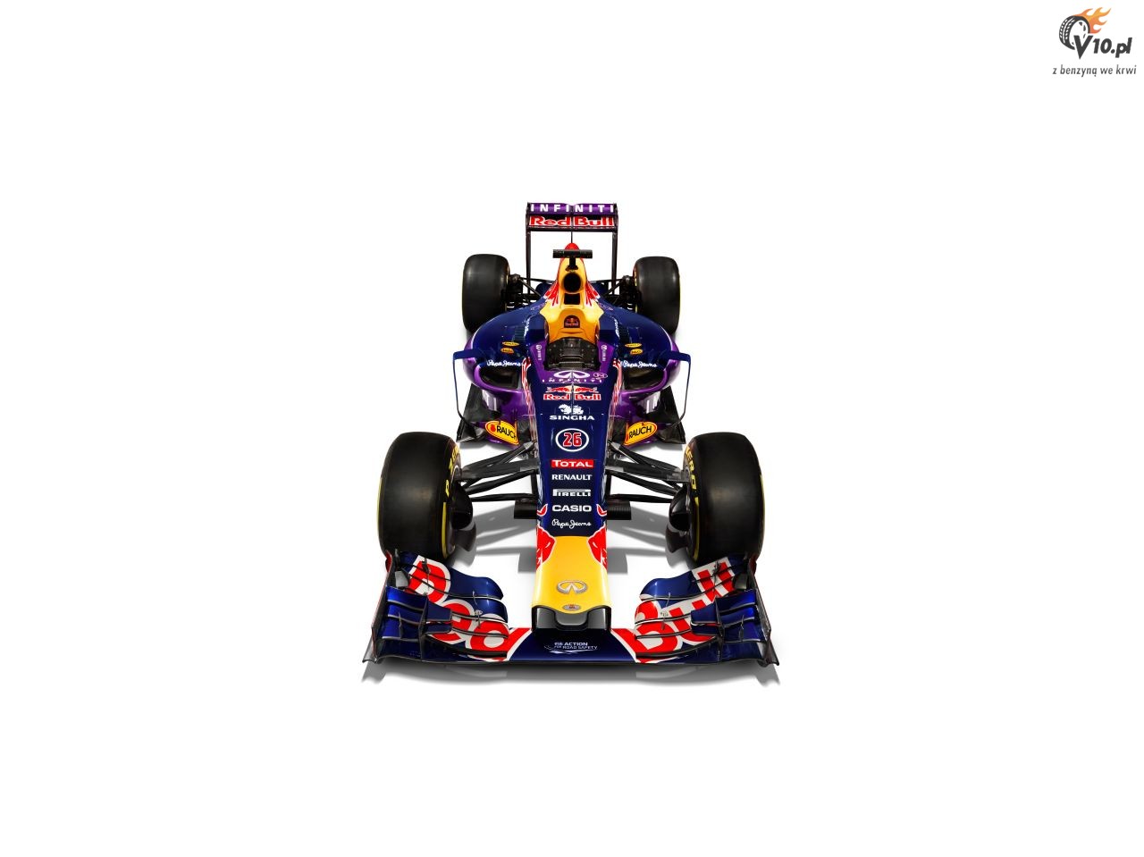Red Bull pokaza wycigowe malowanie bolidu