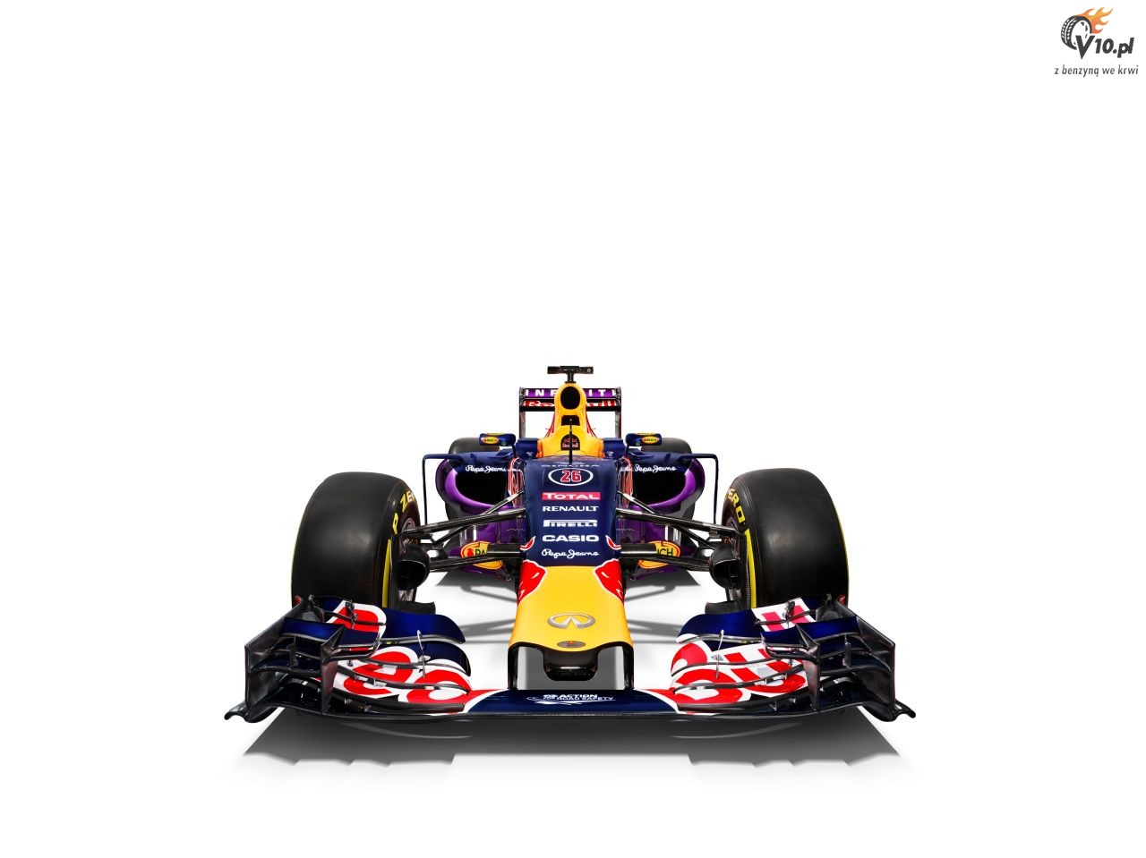 Red Bull pokaza wycigowe malowanie bolidu
