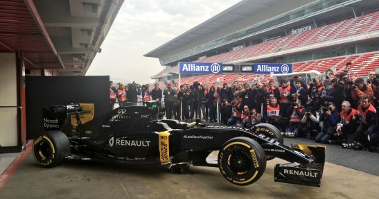 Właściwy bolid Renault na sezon 2016 ujrzał światło dzienne