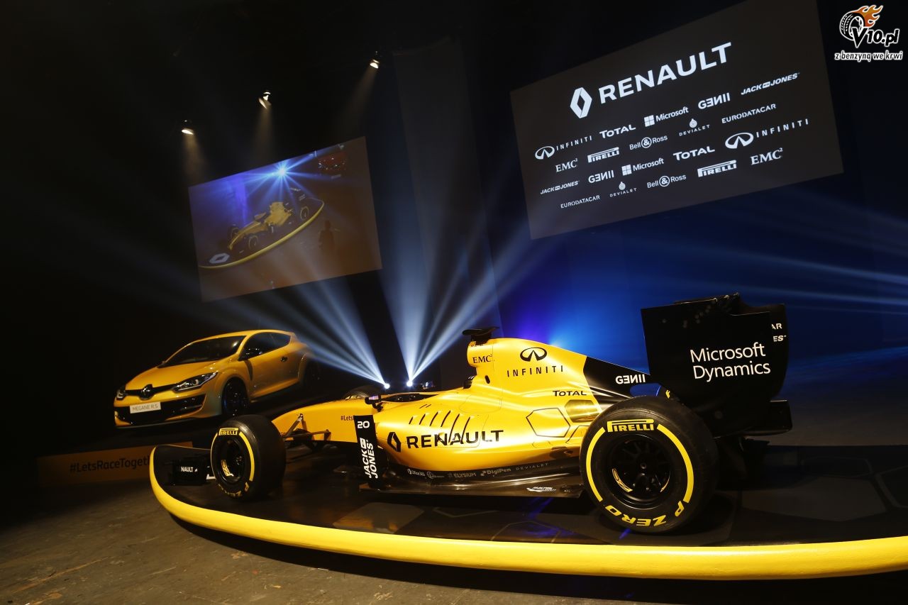 Renault zaprezentowao bolid F1 w wycigowym malowaniu