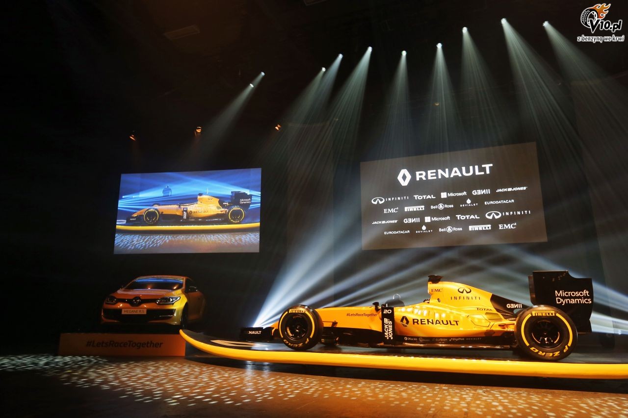 Renault zaprezentowao bolid F1 w wycigowym malowaniu