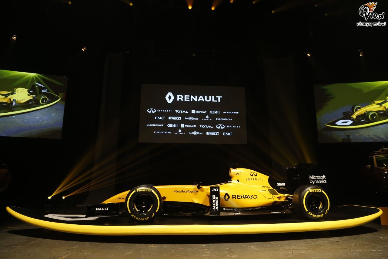 Renault zaprezentowao bolid F1 w wycigowym malowaniu