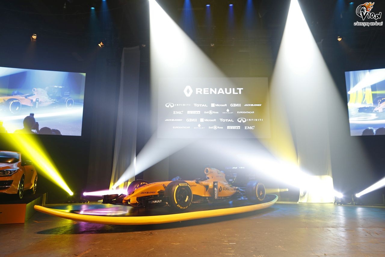 Renault zaprezentowao bolid F1 w wycigowym malowaniu
