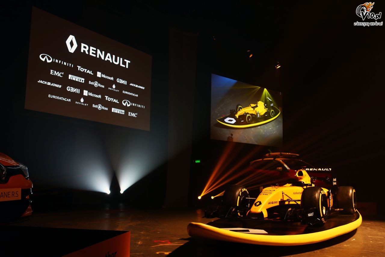 Renault zaprezentowao bolid F1 w wycigowym malowaniu