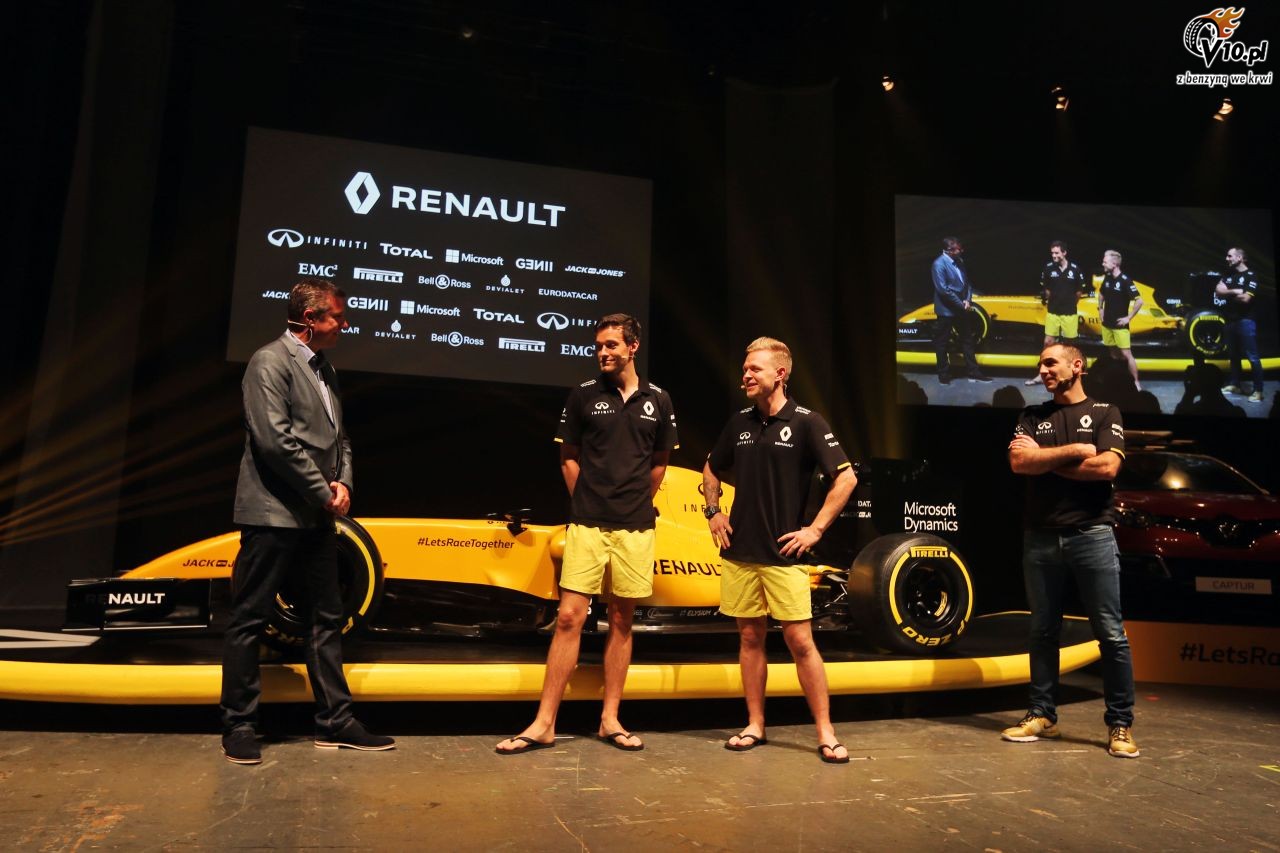 Renault zaprezentowao bolid F1 w wycigowym malowaniu