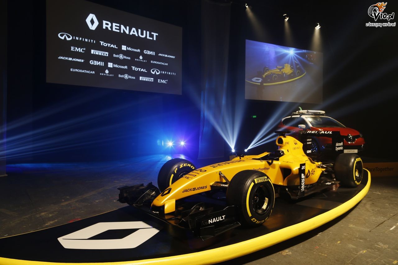 Renault zaprezentowao bolid F1 w wycigowym malowaniu