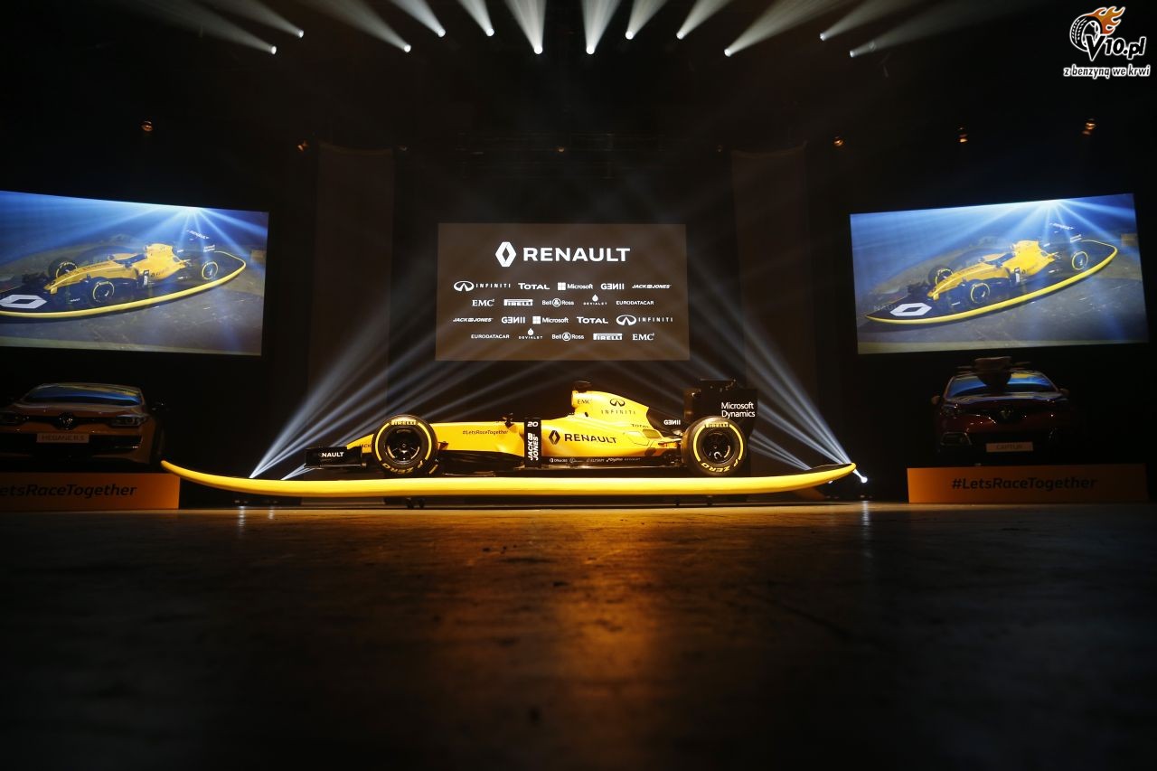 Renault zaprezentowao bolid F1 w wycigowym malowaniu