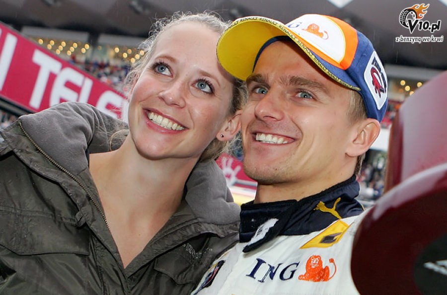 Heikki Kovalainen and Catherine Hyde