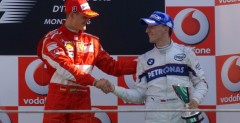 Michael Schumacher gratuluje Kubicy