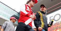 Robert Kubica i Fernando Alonso