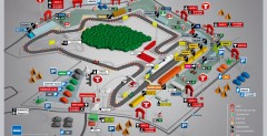 Hungaroring - mapa toru i okolicy