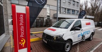 Poczta Polska dostała elektryczne Mercedesy i Volkswagena do testów