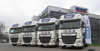 Kolejne DAF-y Euro 6 pojechały do firmy Andaro International...