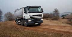 Pierwszy w Polsce DAF FAX CF85 jako cysterna do mleka
