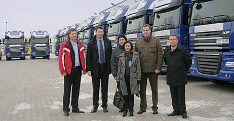DAF przekazuje 30 ciągników XF105 dla firmy Transmas