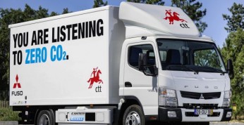 Całkowicie elektryczne Fuso Canter E-Cell - jazda nawet 64 proc....