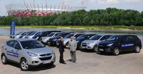 Hyundai rozpocz przekazywanie floty samochodw na potrzeby UEFA EURO 2012