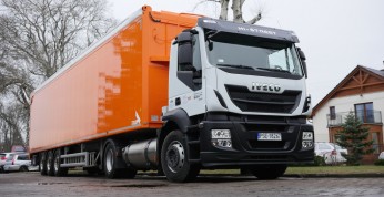 Pierwsza w Polsce ciężarówka na LNG pojechała do Śremu