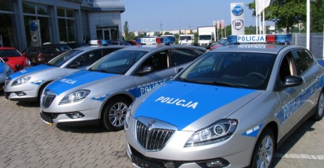 Lancia Delta w mundurach polskiej Policji