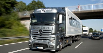 40-tonowy Mercedes-Benz Actros 1842 spalił tylko 22,9 l/100 km!
