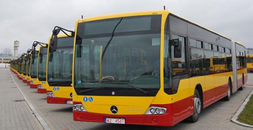 Mercedes Connecto w barwach MPK Łódź