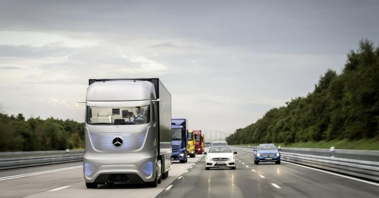 Prototyp ciężarówki Mercedes-Benz na rok 2025