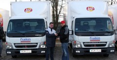 Mitsubishi Canter we flocie Frito Lay Poland