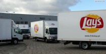 Mitsubishi Canter we flocie Frito Lay Poland